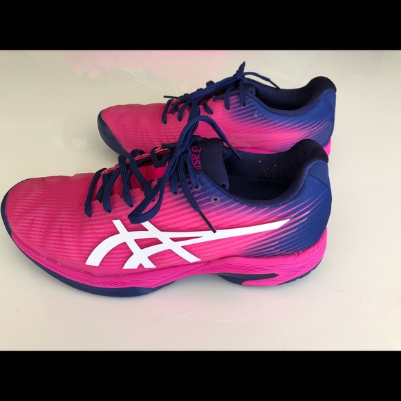 pink and purple asics